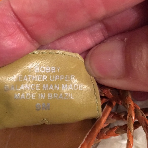 Nickels Soft Leather Braided Sandal Size 9M - Picture 7 of 7